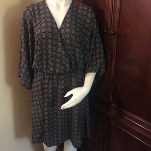 🆕 Bellino USA Black/Gray Long Sleeve Dress-Med